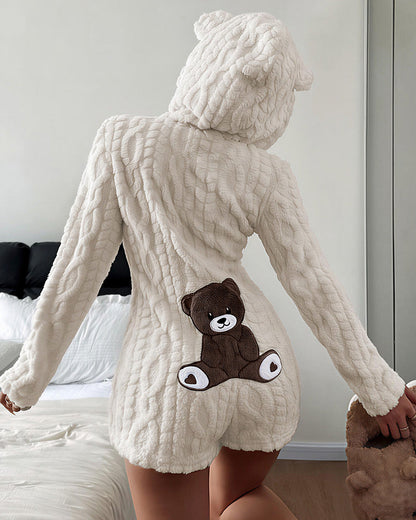 SHESHAPE™ Teddy Cozy Onesie
